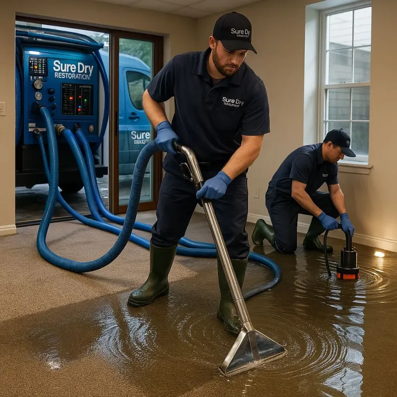 Water Extraction and Removal process in Hazleton, PA